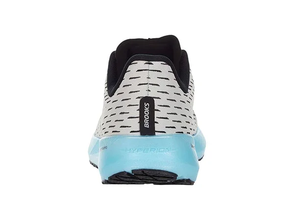 Brooks Men's Hyperion Tempo Running Shoes, Black/White/Aqua