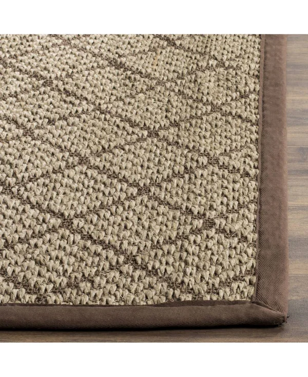 Safavieh Natural Fiber Natural & Brown 6& x 9& Rug