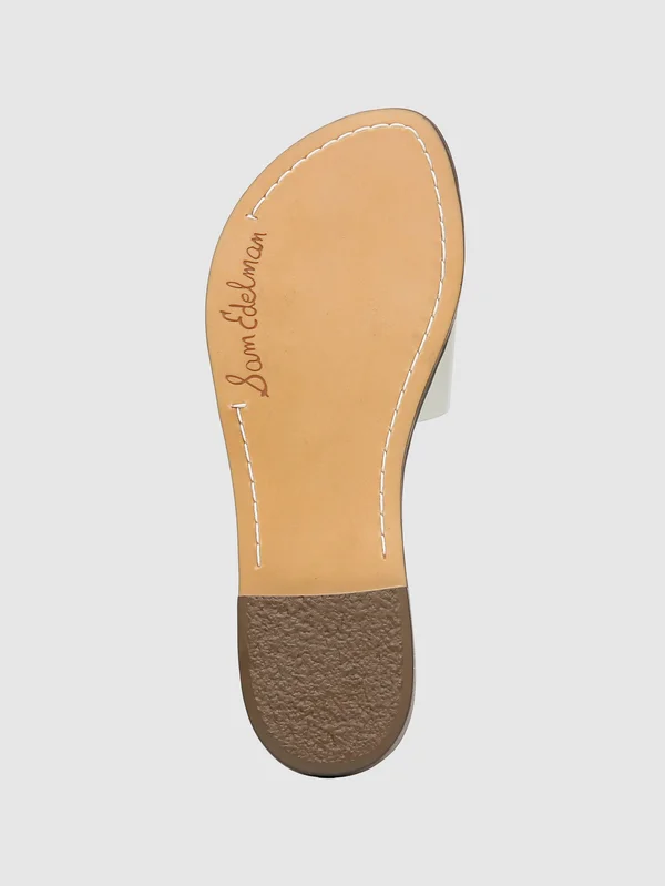 Sam Edelman Genesis Sandal Bright White Leather