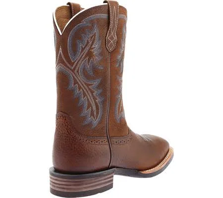 Ariat Mens Quickdraw Western Boots - Brown Oiled Rowdy
