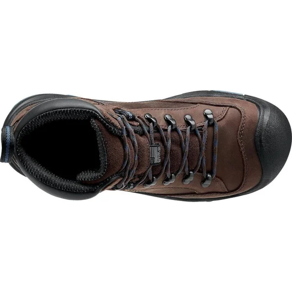 Keen Men's Waterproof Steel Toe Boots Braddock Al Mid, 12, Bison/Ensign Blue