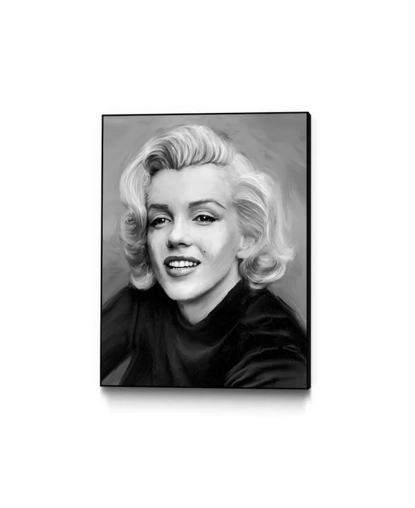 Giant Art 24x22 x 18x22 Smile Art Block Framed Canvas - Tan