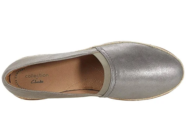 Clarks Women's Serena Paige Shoes - Metallic Leather