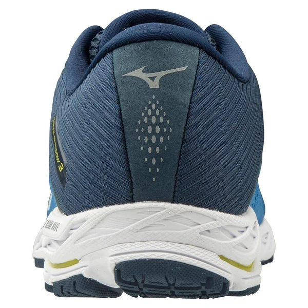 Mizuno - Men's Wave Shadow 3 Running Shoe - Campanula-White, Size 9