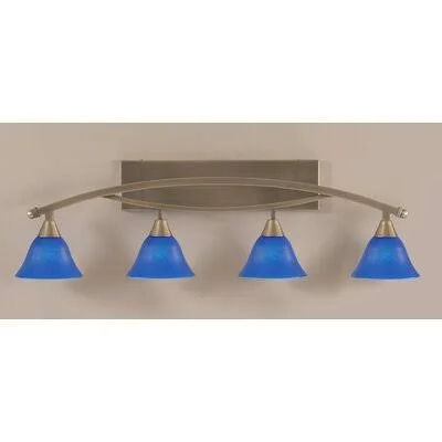 Red Barrel Studio Eisenhauer 4-Light Vanity Light - Blue