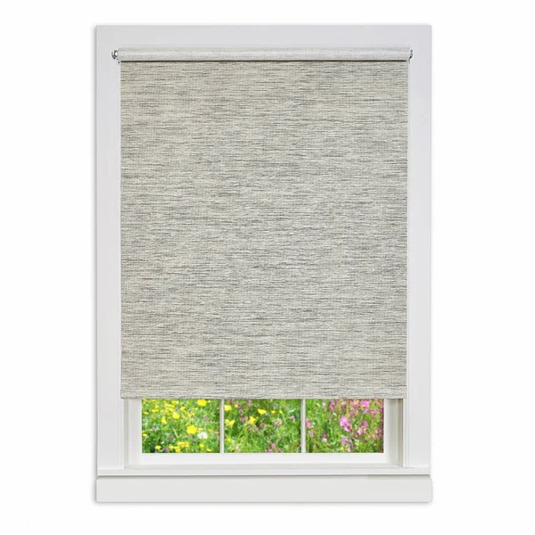 Achim 50x22 x 72x22 Cordless Privacy Jute Shade - Heather