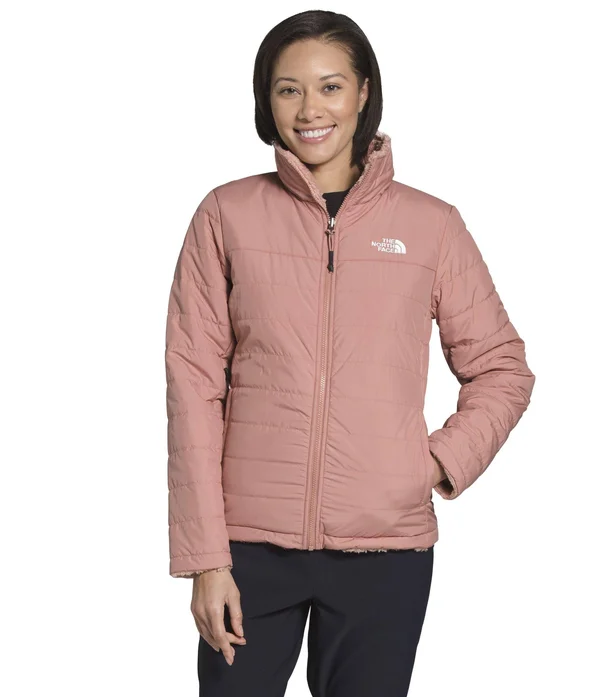 The North Face Women's Mossbud Insulated Reversible Jacket Pink Clay M