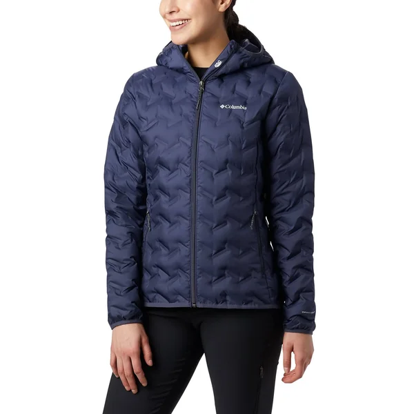 Columbia Delta Ridge Down Hooded Jacket Women's M, Nocturnal