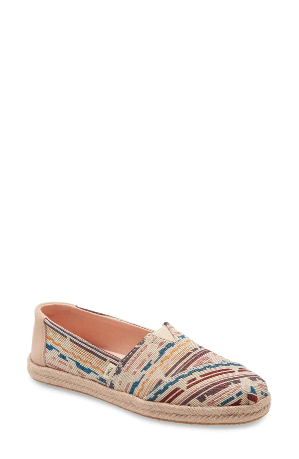 Women's Toms Alpargata Slip-On, Size 11 M - Black