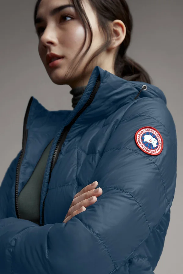 Canada Goose Abbott Packable Hooded 750 Fill Power Down Jacket Blue