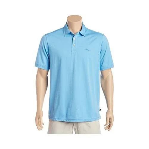 Men's Tommy Bahama Tropicool Spectator Short Sleeve Polo Shirt, Blue