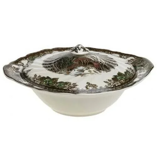 Johnson Brothers Friendly Village Covered Vegetable Bowl