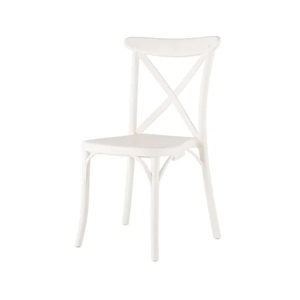 Stackable x Dining Chair, Set of 2 - Coral