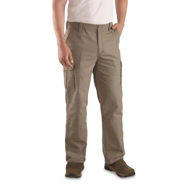 Guide Gear Men's Outdoor Cotton Cargo Pants - Male, W38 L34, Driftwood