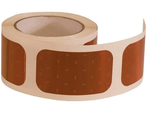 Buyers Products 3.5 in. Amber Rectangular Dot Stick-on Reflectors 5623521