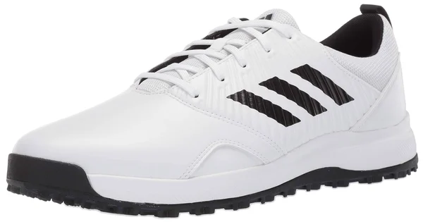 Adidas CP Traxion Spikeless Golf Shoes - White/Core Black/Gray Six - 7.5