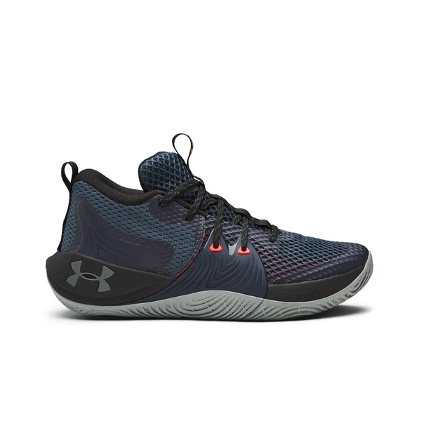 Under Armour Embiid One - Mens Basketball Shoes - Mechanic Blue/Black/Pitch Grey, Size 8.0