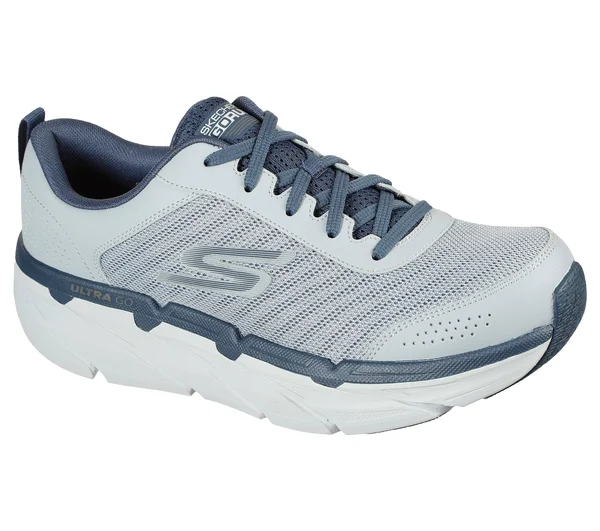 Skechers Men's Max Cushioning Premier Parag Running Sneaker - Grey/Navy