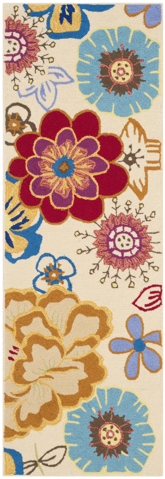 Safavieh Four Seasons FRS467B 7&6x22 x 9&6x22 Ivory - Multi Rug