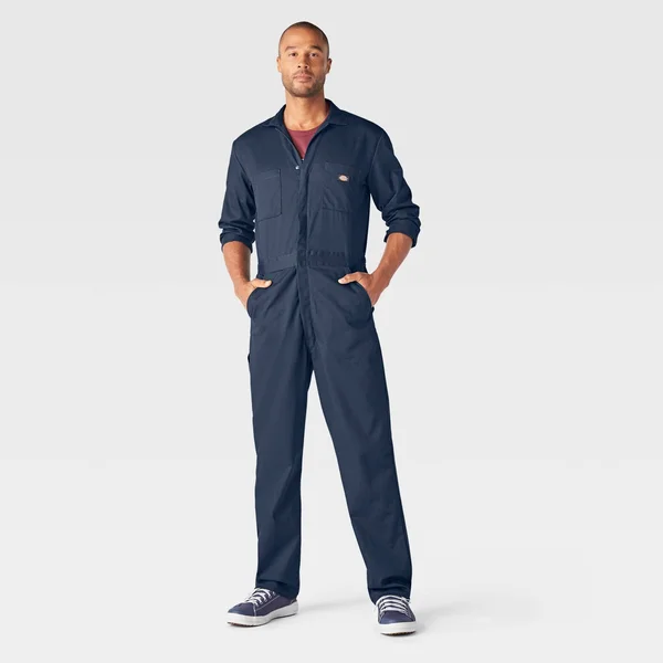 Dickies Men's Basic Cotton Coverall, Dark Navy