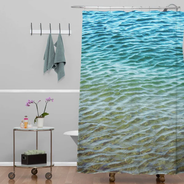 Deny Designs Shannon Clark Ombre Sea Shower Curtain, 69x22 x 72x22