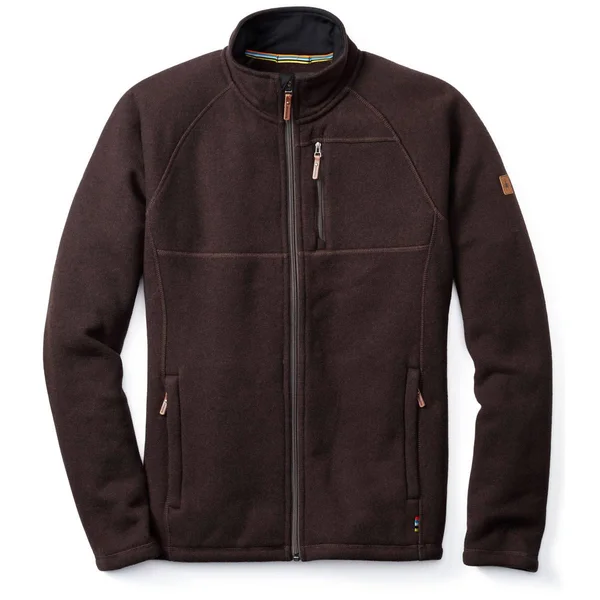 Smartwool Echo Lake Full Zip - Men's Sumatra Heather - L