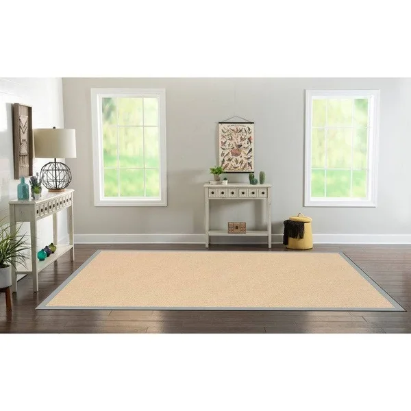 Linon Athena Natural and Burnt Orange, RUG-AT011023