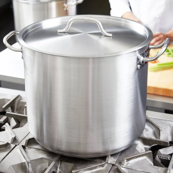 Update International (SPS-32) 32 qt Induction Ready Stainless Steel Stock Pot w/Cover