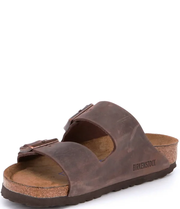 Birkenstock Arizona Soft Footbed (36 Narrow Black Oiled Leather)