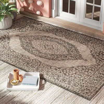 Myers Oriental Gray/Brown Indoor, Outdoor Area Rug Mistana Rug Size: Runner 2&3x22 x 6&7x22