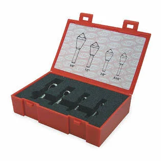 Keo 53518 Countersink Set, 4 PC, 0 Fl, 82 Deg, cobalt