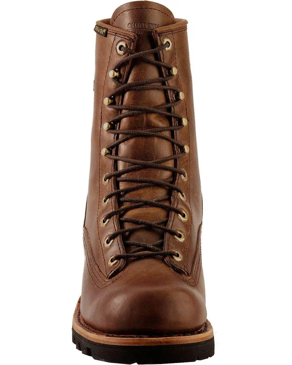 Chippewa Men's Bay Apache 8 in. Waterproof Logger Boots, 73100, Brown
