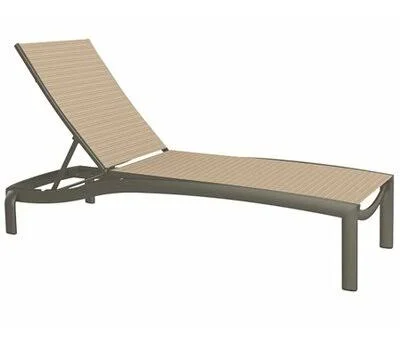 Kor Reclining Chaise Lounge Tropitone Frame Color: Mocha, Seat Color: Rincon