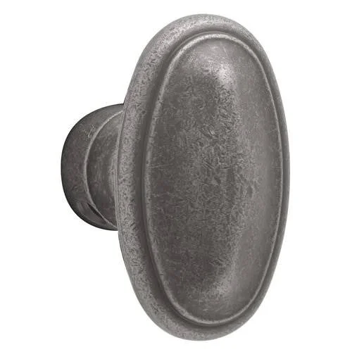 Baldwin 5057056MR Estate Pair of Knobs Satin Nickel Lifetime Finish