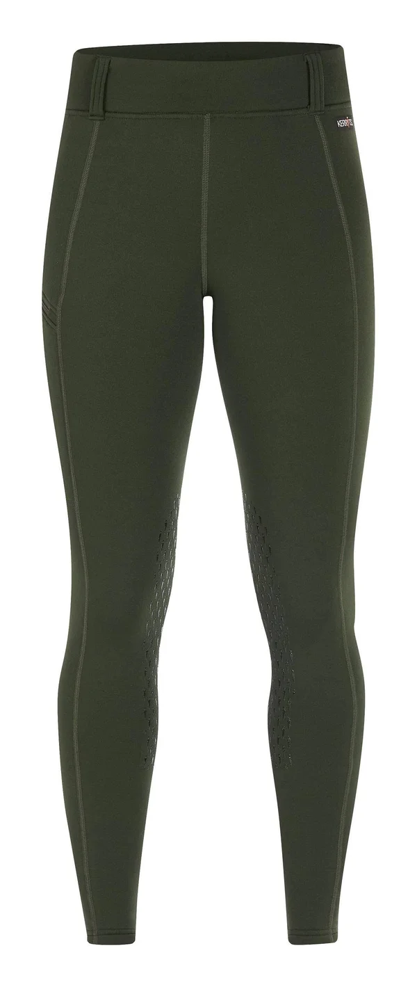 Kerrits Powerstretch Pocket Tight II Knee Patch-Evergreen-2XL