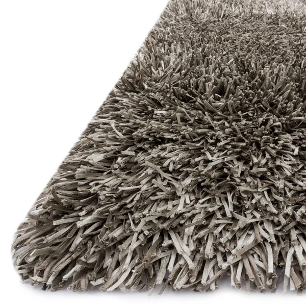 Alexander Home Hand-Tufted Rocco Solid Ribbon Shag Rug (3&6 x 5&6) Peacock - Blue