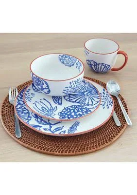 Baum Begonia 16-Piece Dinnerware Set Multi