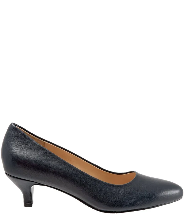 Trotters Kiera Pumps, Women's, Navy, Size: 8