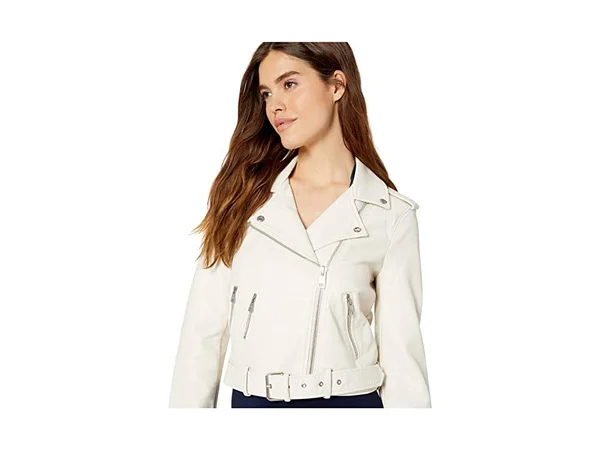 Levi&s Women's Faux-Leather Moto Jacket - Oyster