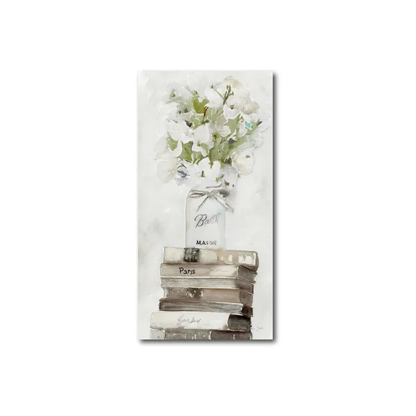 Courtside Market Parisian Pot 4 Gallery Canvas Wall Art, 12x24