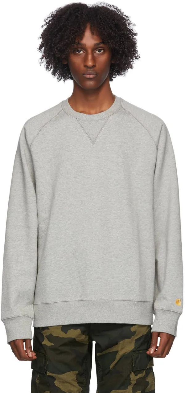 Carhartt WIP Chase Sweatshirt - Grey Heather