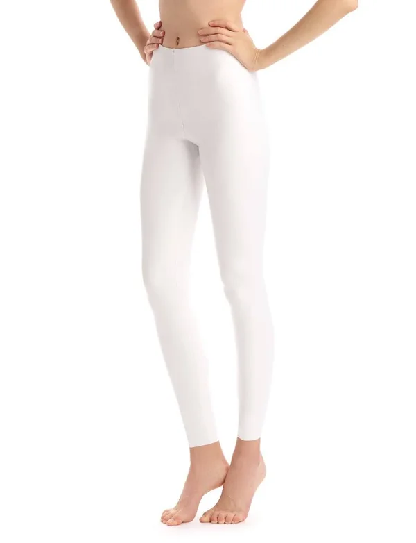 Commando Perfect Control Faux Leather Leggings - Womens - White - S