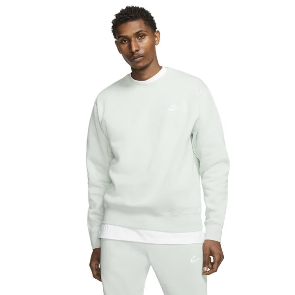 Nike Men's Sportswear Club Fleece Crewneck Sweatshirt - Small, Green