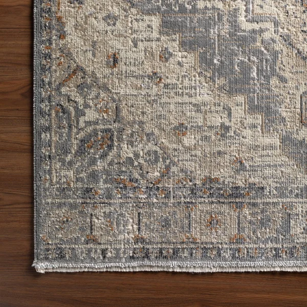 Addison Essex Traditional Heriz Area Rug - 5&X7&8x22 - Blue
