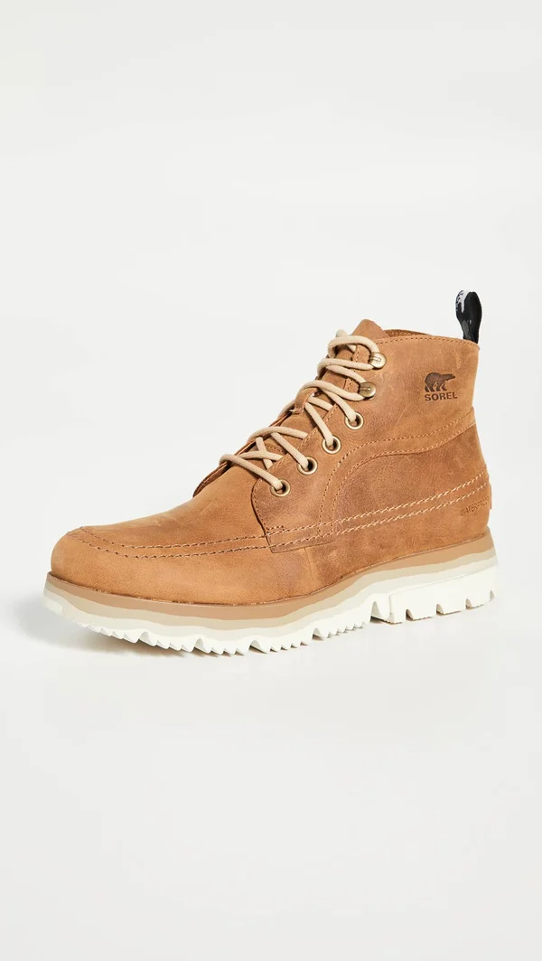 Sorel Atlis Chukka Waterproof Boots Elk/Oatmeal 10