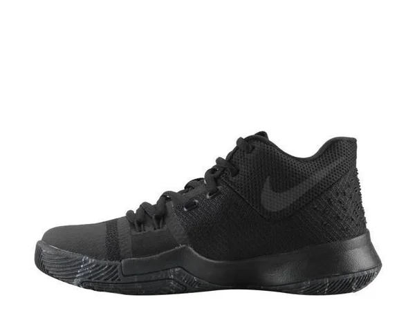 Nike Kids& Grade School Kyrie 3 Basketball Shoes - Size: 6.5, Black