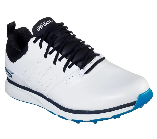 Skechers Men's Go Golf Mojo - Punch Shot Golf Shoes, White/Blue, 7.5