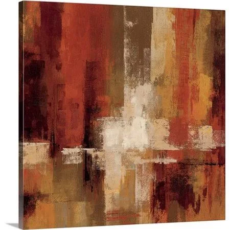 Canvas on Demand 'Castanets Crop' by Silvia Vassileva Painting Print on Canvas, Red