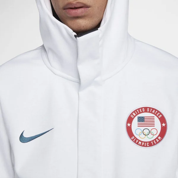 NIKE Tech Fleece Team USA Windrunner Men's Jacket (Imperial Purple/Iris/Imperial Purple - 3.5 Youth XL)