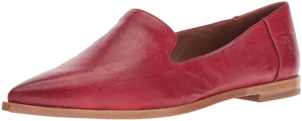 Frye Women's Kenzie Venetian Shoe - Red, Size 6